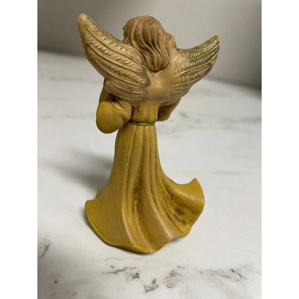 Set of‎ 3 Vintage Italy Euromarchi? Resin Musical Angels 4